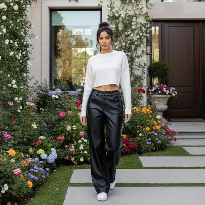 Pants de Cuero Oversize