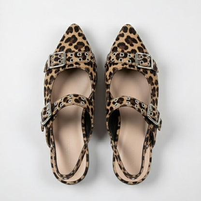 Baletas Chic de Cuero Vegano Punta Fina