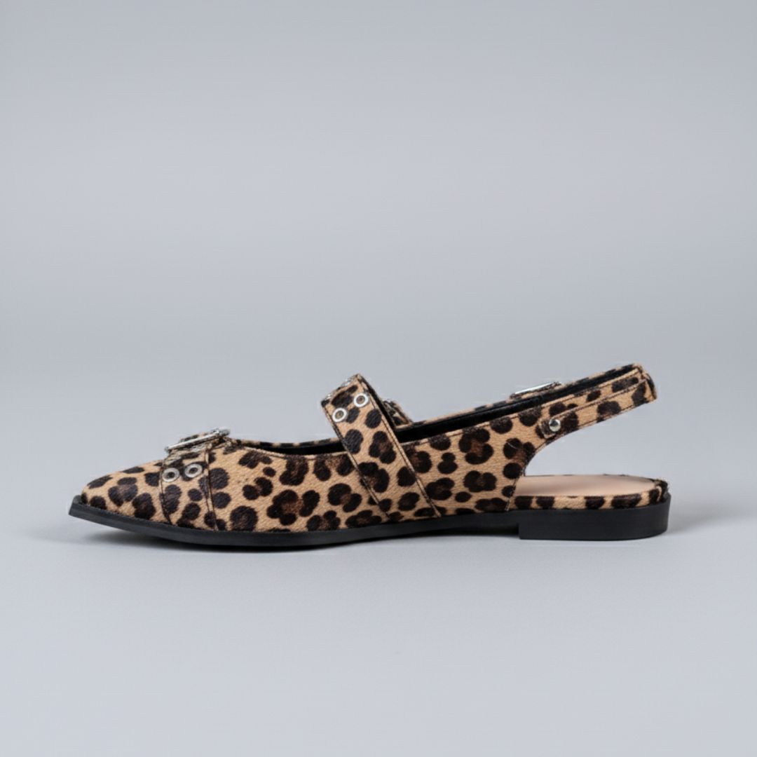 Baletas Chic de Cuero Vegano Punta Fina