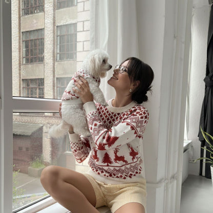 Suéter Navideño Familiar – Christmas Sweater para Parejas, Niños y Mascotas