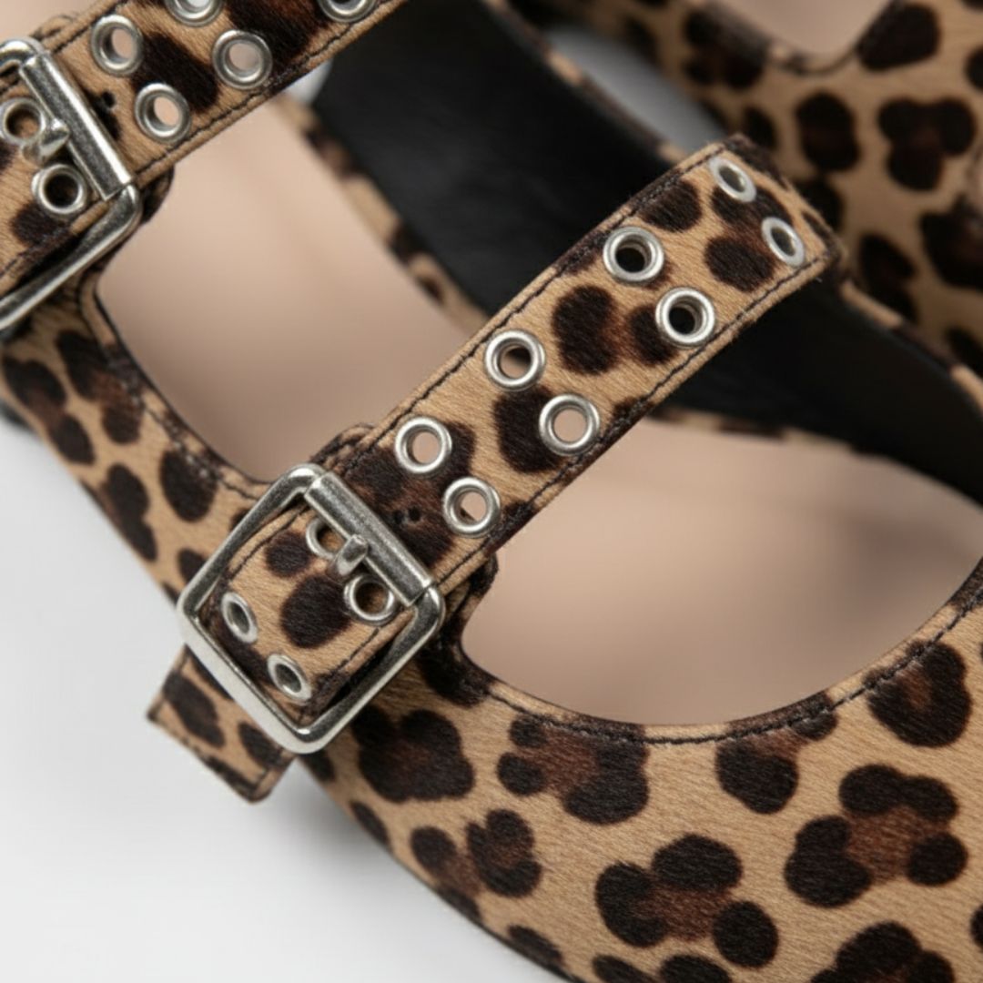 Baletas Chic de Cuero Vegano Punta Fina